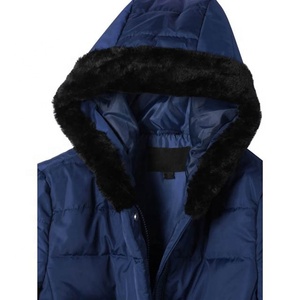 Abrigo Acolchado Grueso de Moda para Mujer con 90% Plumón y Ribete de Piel de Cordero, Cortavientos con Capucha, Ropa de Invierno para Oficina, Estilo Elegante - Product Image 6