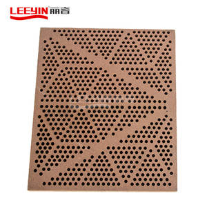 Panneau perforé en MDF micro-insonorisant à absorption acoustique Panneau acoustique perforé en bois en nid d'abeille en MDF - Product Image 3