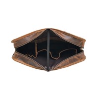 Bolsa de mensajero para ordenador portátil de cuero genuino hecha a mano de 16 \ "para hombre, maletín de oficina ejecutiva, funda de hombro, funda para ordenador