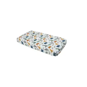 100% Cotton Jersey Knit Fitted Crib Sheet for Standard Crib and Fitted Sheet Plain Accessories Anti Technics Style Fabric - Product Image 1