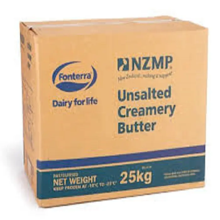 Gesalzene und ungesalzene Butter 82% Großhandels preis
