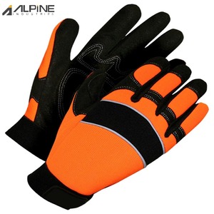 Profional 2024 Custom Made XL Essential <b>Men</b> Mechanic Gloves <b>Latex</b> Coating Cotton Liner ANSI Certified Wholesale OEM Services - Product Image 1