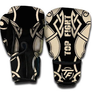 Gants de boxe Top Fight, imprimé serpent rose, matériau PU, fermeture Velcro, unisexe adulte - Product Image 3