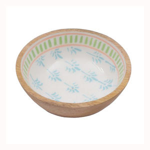 Cuencos de madera impresos con pegatina de tendencia superior, cuenco para servir frutas secas y dulces, cuenco para servir frutas secas y postres - Product Image 1