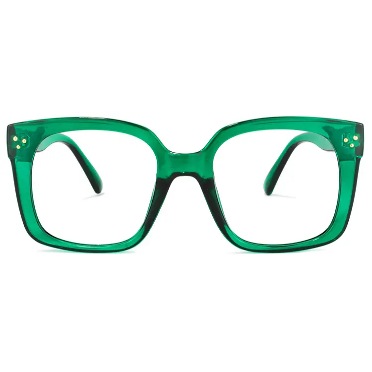 Kacamata Bingkai Optik 5 Warna Kotak Hijau Asetat Uniseks Vintage Modis Grosir