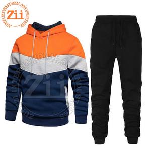 Meilleures ventes Survêtement d'hiver pour hommes avec logo personnalisé Derniers modèles Vêtements deux pièces grande taille - Product Image 4