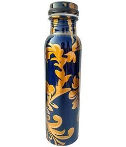 Personnalisé art en gros de cuivre bouteille d'eau 100% en gros bouteille d'eau en cuivre de cuivre d'eau bottels fabrication en inde - Product Image 1