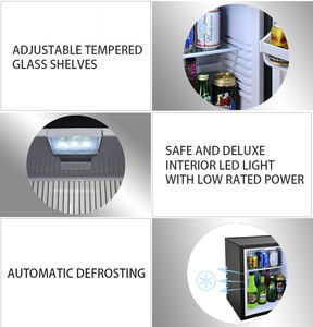 Mini réfrigérateur d'hôtel <span class=keywords><strong>Dometic</strong></span> sans givre de 30 L, absorption, mini réfrigérateur d'hôtel / porte en verre, minibar pour fruits et légumes - Product Image 4