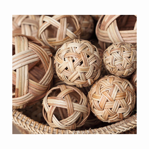 ลูกบอลหวายสานทำมือสำหรับกีฬาไทยควอท  จากผู้ผลิตขายส่งชาวเวียดนาม - Product Image 4