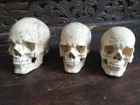 Grosse tête crâne sculpté à la main antique woodl 100% faits à la main à bali par spécial artisan