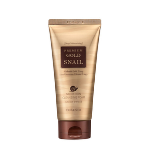 TERESIA Premium Gold Snail Whitening Facial Cleanser Hydration <b>Deep</b> Foam All Skin Types Anti-Wrinkle Pore Cleaning Firming - Product Image 1