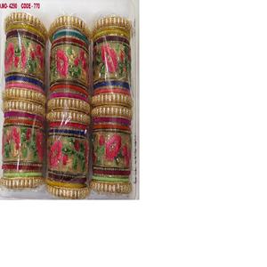 Bracelets multicolores pour femmes, accessoires ethniques indiens, tenue tendance - Product Image 1