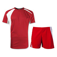 Conjunto de Ropa Deportiva de Fútbol con Estampado Personalizado, 240g, 100% Poliéster, para las Cuatro Estaciones, Corte Automatizado, Camisetas de Entrenamiento para Equipos, Unisex, Personalizadas