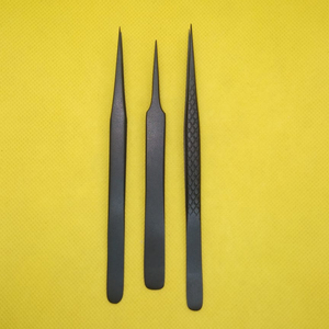 Obexa Professional Eyelash Extension Tweezers <b>Set</b> Stainless Steel Beautiful <b>Colour</b> Curved Pointed Tips Customized Packaging - Product Image 1