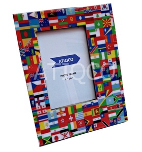 Cadre photo en bois pour couple amoureux, impression numérique pour cadeau de Saint-Valentin, cadres de luxe avec incrustation d'os, cadre d'affichage d'images, esthétique pour la maison - Product Image 6