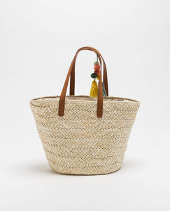 Túi Tote Đi Biển Rơm Lớn Thời Trang Quyến Rũ Giá Rẻ Thân Thiện Với Môi Trường Giá Rẻ - Product Image 5