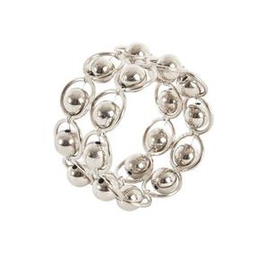 Rond de serviette martelé en cuivre forme ronde à la main porte-mouchoir fantaisie classique élégant en gros rond de serviette en métal - Product Image 4