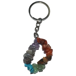 Chakra Puces Porte-clés | chakra en gros porte-clés en pierre exportateur - Product Image 1