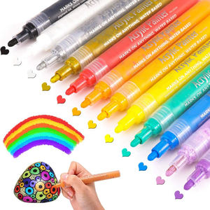 12สีโลหะสีน้ำที่ใช้เครื่องหมายสีอะคริลิคเครื่องหมาย - Product Image 1