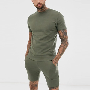 Simplee — ensemble Twin avec Logo personnalisé pour homme, t-shirt décontracté et Short entièrement personnalisé, bon marché pour l'été, 2021 - Product Image 5