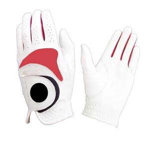 Guante de golf de piel de oveja Premium, cuero Cabretta de moda, Lycra de colores combinados, transpirable, mano izquierda, uso deportivo personalizable BR - Product Image 1
