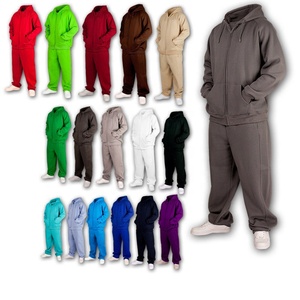 Vêtements de mode survêtement personnalisé hommes 100% polyester coton survêtement course chenille broderie ajusté jogging hiver survêtement - Product Image 1
