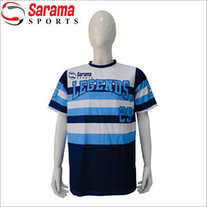 OEM último diseño de camisetas de softball/con sublimación y Diseño y colores y logotipos, - Product Image 3