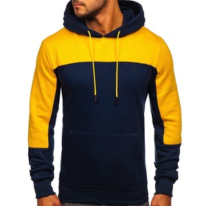 Sudadera con capucha de poliéster y algodón sólido de invierno con diseño de logotipo personalizado de alta calidad para hombres de talla grande - Product Image 3