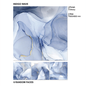 Crytola Bạc Hà 600x600Mm Đánh Bóng Sứ Tường Và Gạch Lát Sàn Kỹ Thuật Số Hiện Đại Thiết Kế In Ấn Cho Hội Trường Trang Trí Nội Thất - Product Image 6