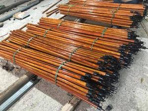 New Design <b>Broom</b> <b>Handles</b> Raw <b>Wooden</b> <b>Broom</b> <b>Wooden</b> <b>Broom</b> Wood <b>Handle</b> GLH Straight - Product Image 3