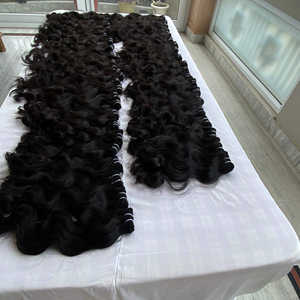 ผมต่อจากผมมนุษย์แท้ของชาวอินเดียมัดผมมนุษย์แท้จากธรรมชาติ - Product Image 1