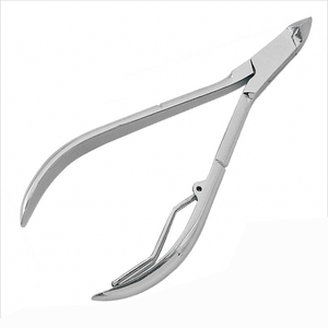 <b>Box</b> Joint Cuticle Nippers Superior 6 mm Half Jaw Passivized 4 Inch Stainless Steel Manicure Pedicure Nail Care Clipper - Product Image 5