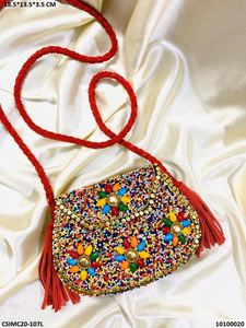 Bolso de mano de mosaico de Metal para mujer exclusivo de diseñador de moda bolso de fiesta de noche hecho a mano - Product Image 4