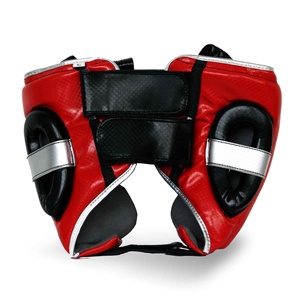 Protector de Cabeza de Boxeo de Cuero PU Personalizado de Alta Calidad, Cascos de Protección Completa para Kickboxing al por Mayor, Nuevo Protector Bucal OEM - Product Image 4