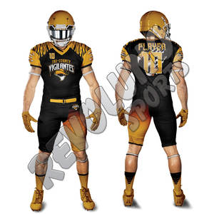 Conjunto de uniformes de fútbol, camiseta personalizada con impresión por sublimación, uniforme americano - Product Image 5