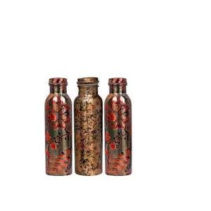 Botella de cobre 100% natural, producto Impreso y hecho a mano para agua y bebidas, venta personalizada - Product Image 4