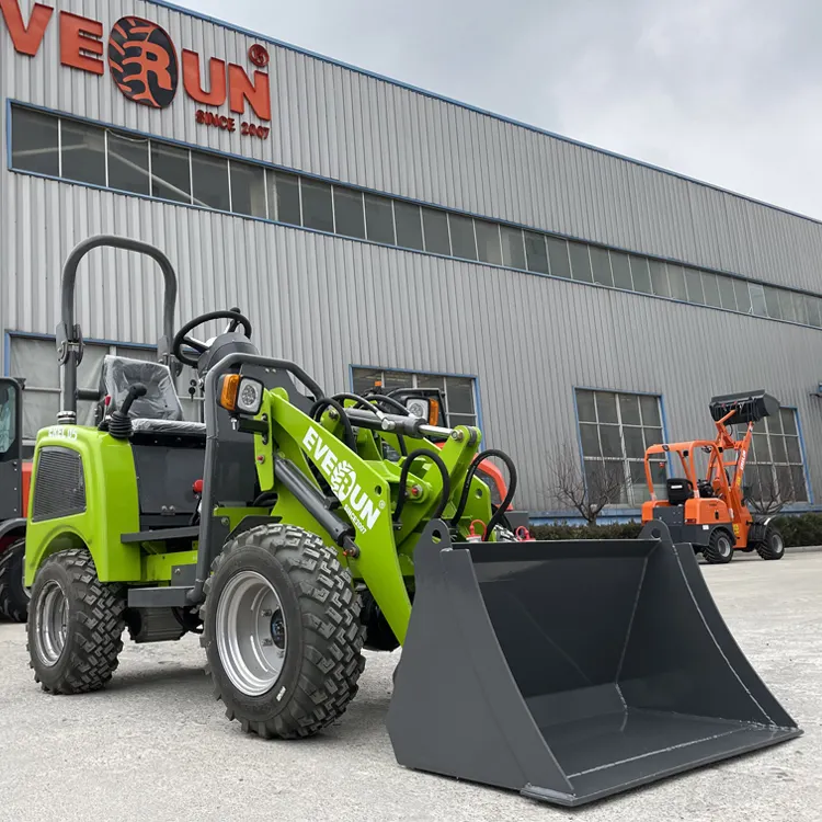 High quality EVERUN EREL05 500kg construction machine mini multi functional multifunctional electric wheel loader