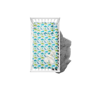 100% Organic Cotton Healthy Baby Fitted <b>Crib</b> <b>Sheet</b> - Product Image 1