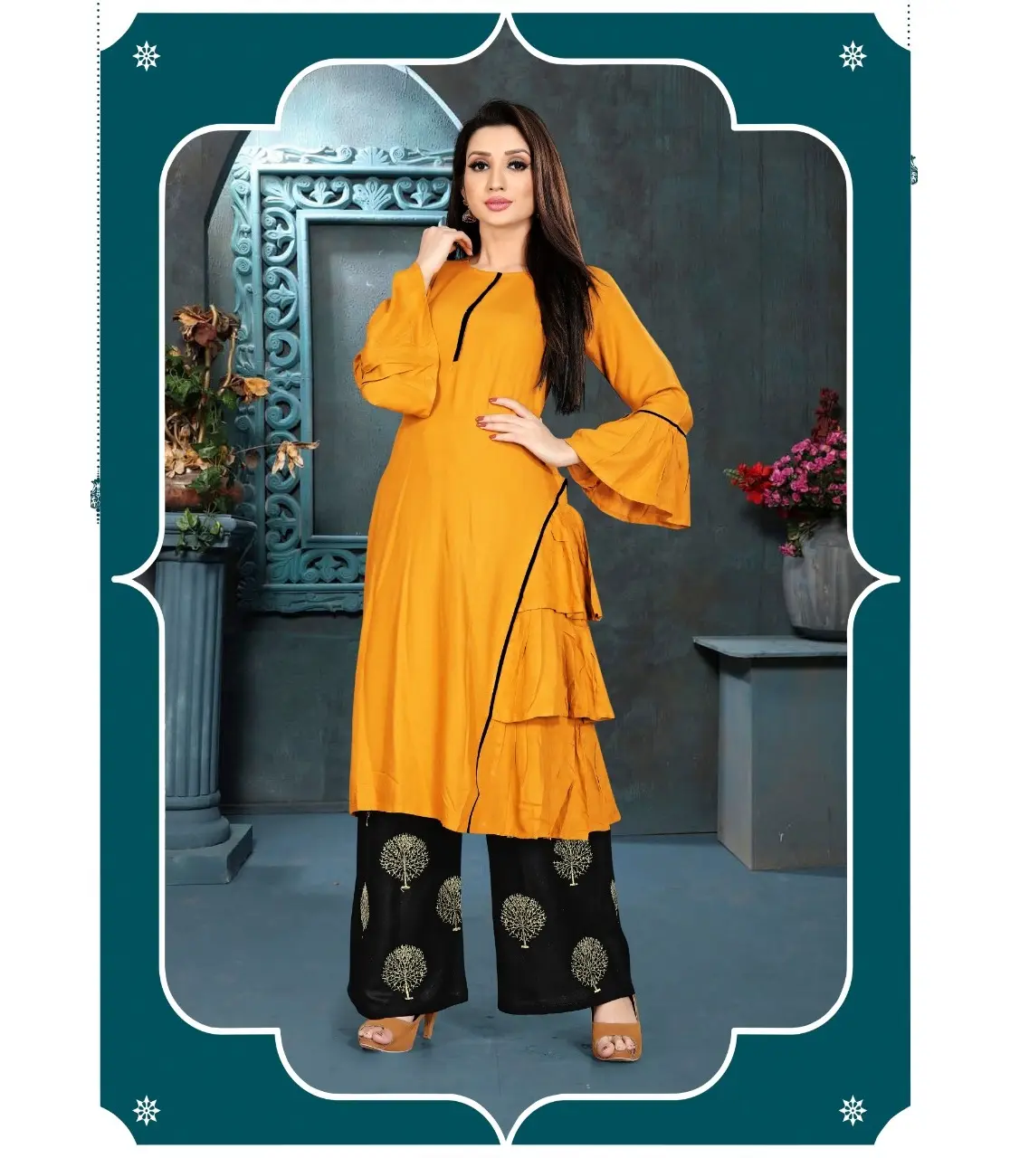 Senhoras kurtis algodão reyon mulheres anarkali desgaste pronto baixo preço mais recente design de moda com dupatta jackate vestido indiano por atacado