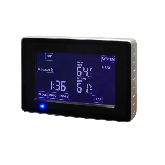 Écran tactile HVAC WiFi 7 jours, Thermostat Programmable, pièces de climatiseur, contrôleur de flux de conduit, thermostat