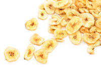 Chips de banane séchées 99 Gold Data, sans conservateurs, saveur sucrée, fruits et légumes du Vietnam, texture dure, frites et transformées