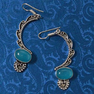 Aqua Onyx-pendientes de ónice, en línea, a la venta - Product Image 1