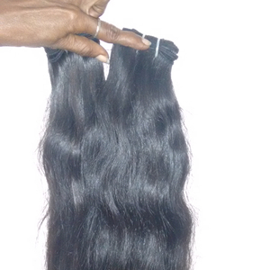 100% cheveux humains bruts non transformés meilleure qualité vente chaude bien pas cher de smv cheveux indias tissage de cheveux naturels vierges non transformés - Product Image 1