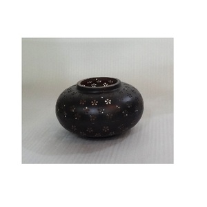 Premium Style Handmade Metal <b>T</b>-<b>Light</b> Hanging Lantern Different Shape Hanging Lantern Decoration Hollow Out Fancy <b>Candle</b> Holder - Product Image 2