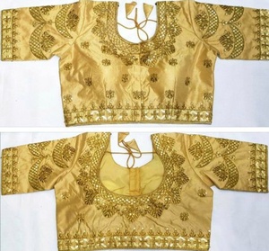 Très belle et designer party wear broderie blouse indienne dames femmes porter readymade bas taux gros surat - Product Image 6