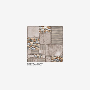 Carreaux de sol décoratifs antidérapants en céramique d'aspect pierre multicolore 400x400mm - Product Image 2