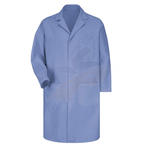 Bata de laboratorio de punto unisex personalizada con logotipo para invierno y verano Uniformes de médico unisex Nombre de producción OEM - Product Image 3