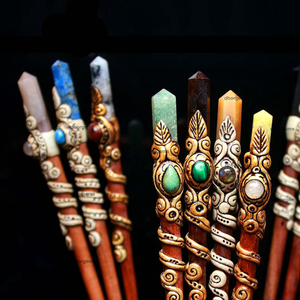 Varitas de pelo coreanas para hombres, moldes de arcilla polimérica, de silicona, cristal, varitas de incienso, condones de cristal, agua de cristal de diamante - Product Image 3