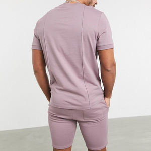 Conjunto de dos piezas de manga corta para hombre, pantalones cortos con músculos fuertes, asequible, nuevo - Product Image 2