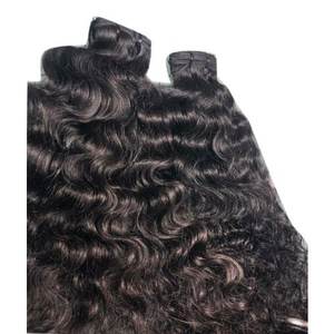 Cabello humano Remy indio virgen, pelucas y mechones de encaje de 36 pulgadas, sin enredos, South Temple Afro Kinky Deep Wave, vello corporal vietnamita - Product Image 5